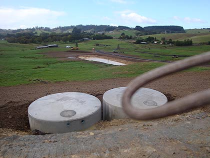 Pond and Driveway formation - Kaihikatea Flats 2